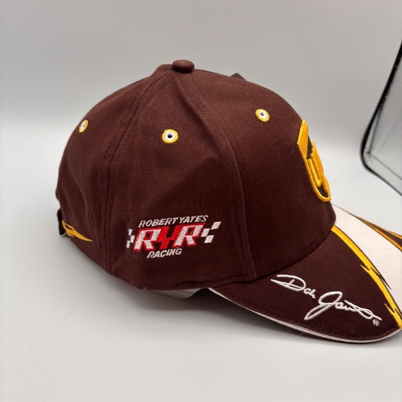 Vintage UPS NASCAR Racing Dale Jarrett #88 Robert Yates Lightning Design Hat - Picture 8 of 16